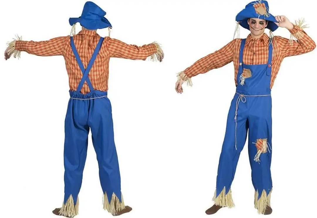 Espa Vogelverschrikker Heren Pak Ben - XL/XXL - Blauw/Oranje