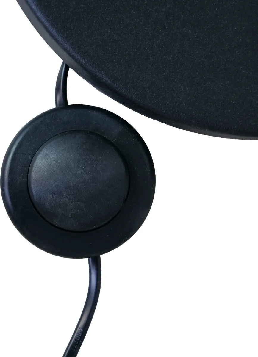 Eglo Sheldon Vloerlamp E27 153.5cm - Zwart/Natuurlijk