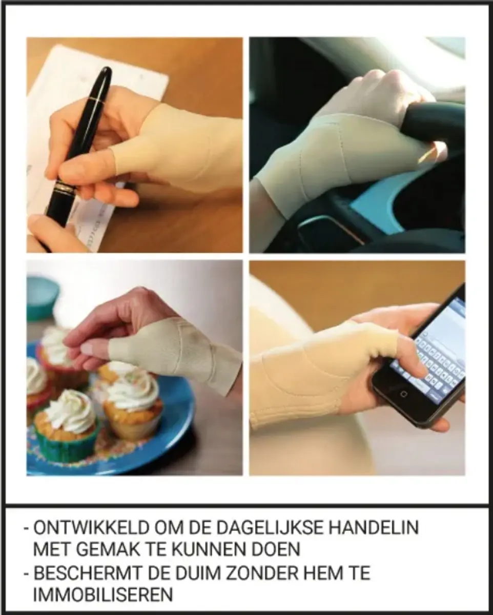 Epitact Duimorthese Dag Rechts Maat L - Flexibele Ondersteuning