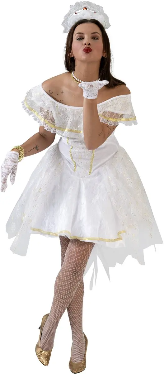 Espa Brianna Bruidsjurk - XXL/XXXL Wit/Transparant