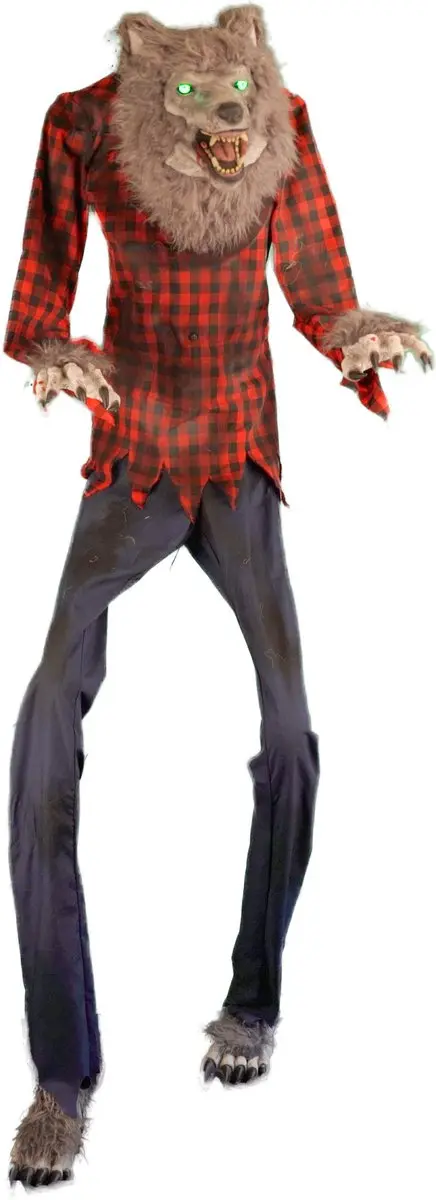 Espa Boze Wolf Man Geanimeerde Decoratie 200cm - Veelkleurig