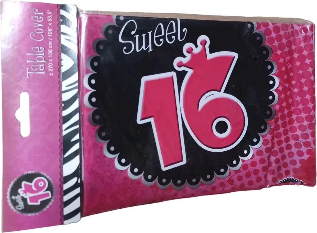 Sweet Sixteen tafelkleed