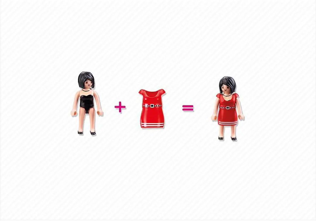 Playmobil Vrouw met Puppy's 5490 - Meerkleurig