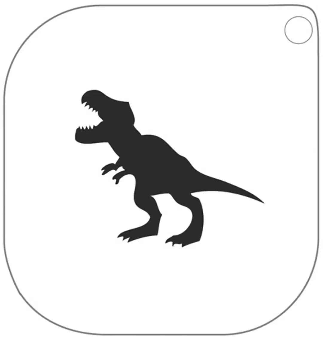 Grimas Schmink Sjabloon Dino