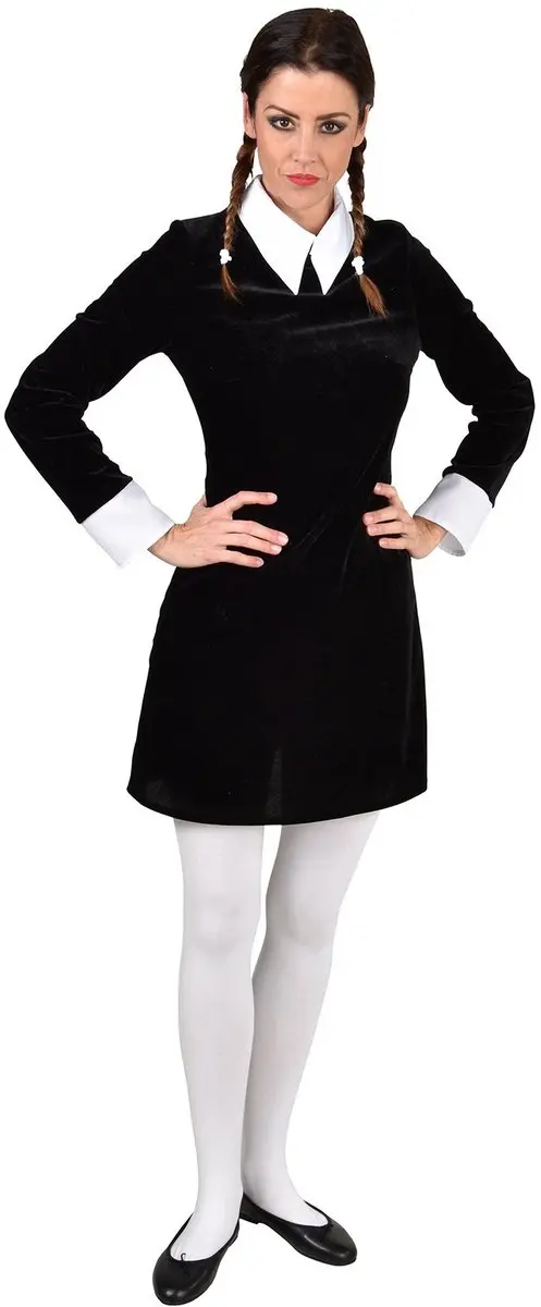 Espa Schoolmeisje Wednesday Dames - XS/S - Zwart