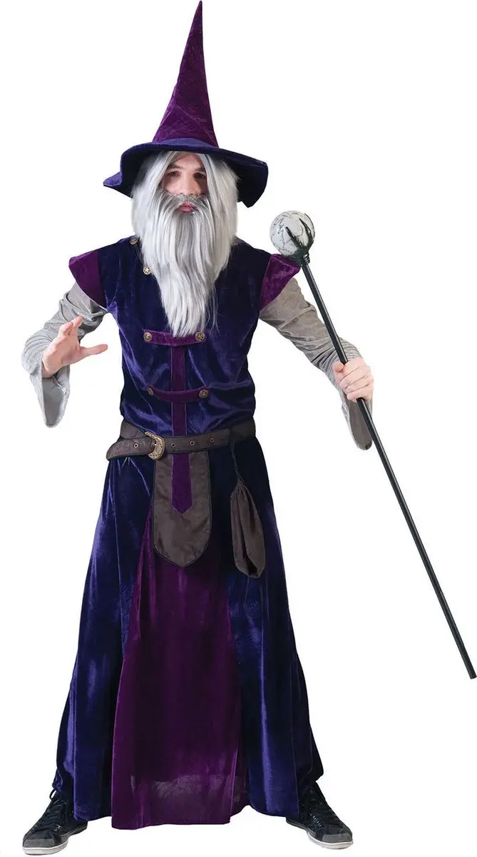 Espa Magus Tovenaar Verkleedkostuum - Paars - One size