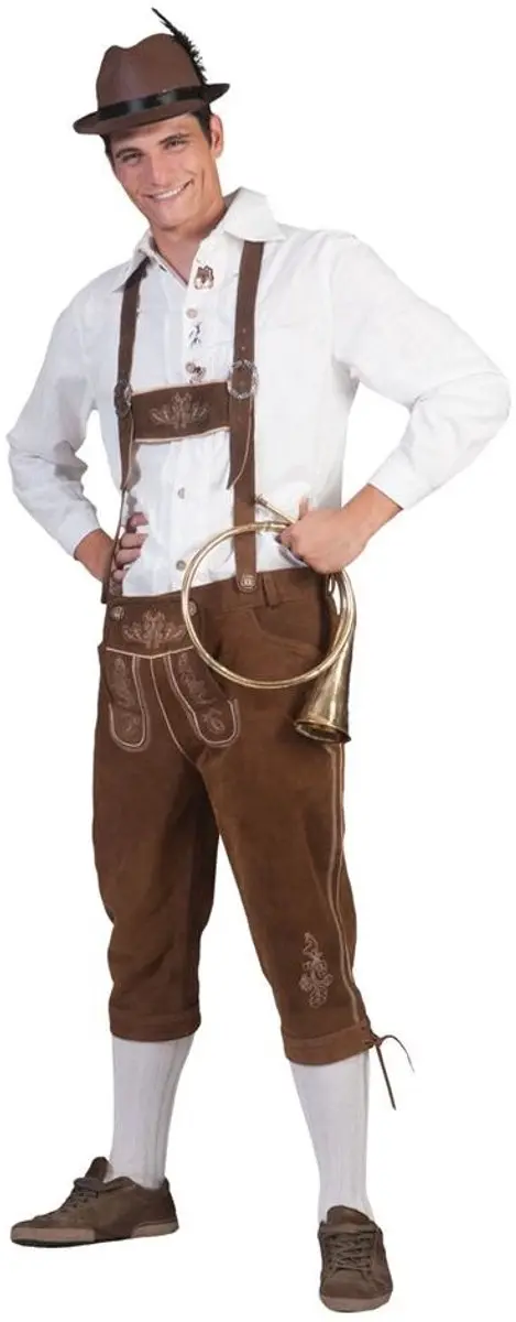 Espa Lederhosen Classic Chique Bruin - Maat 44/46