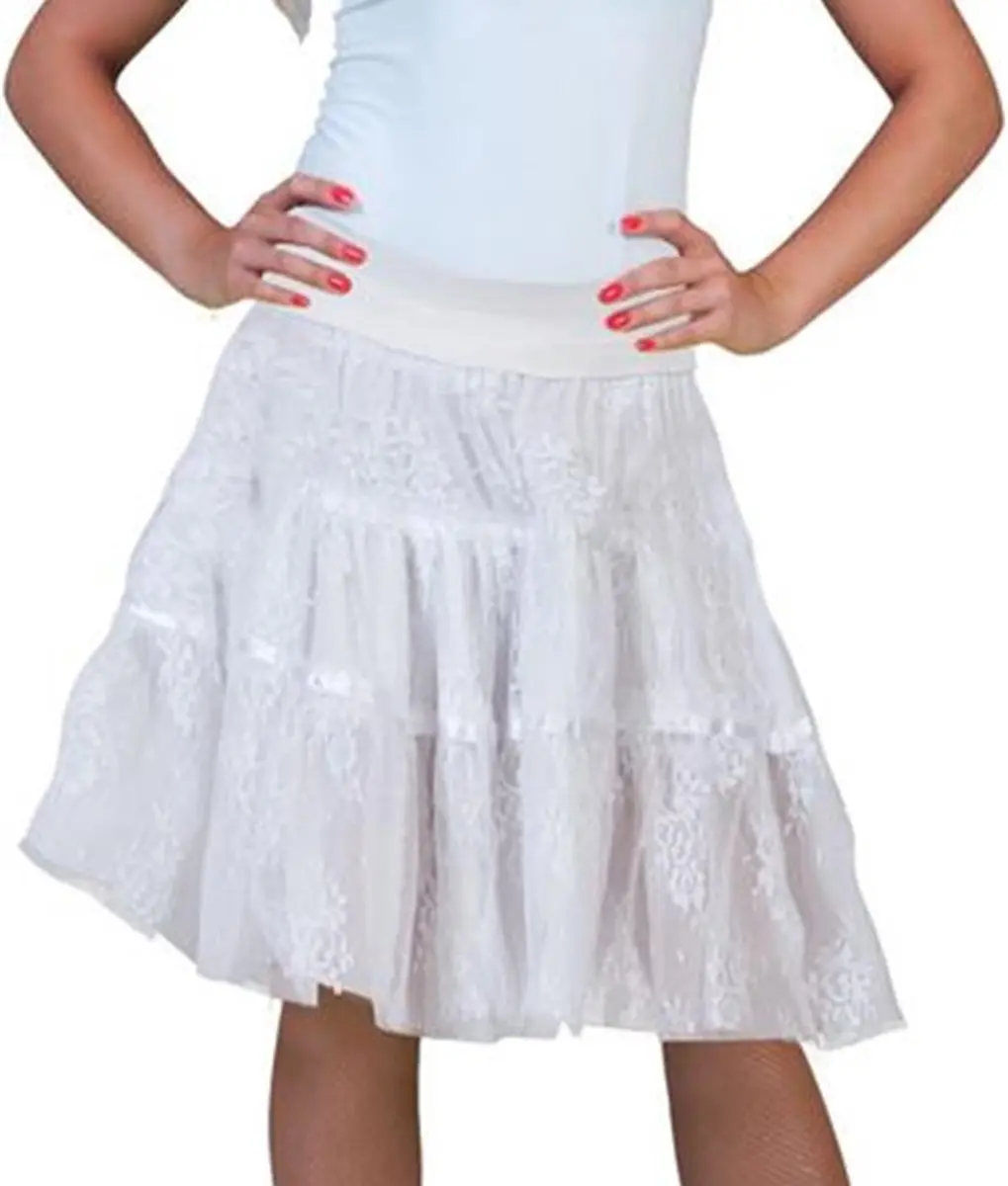 Petticoat wit unisex