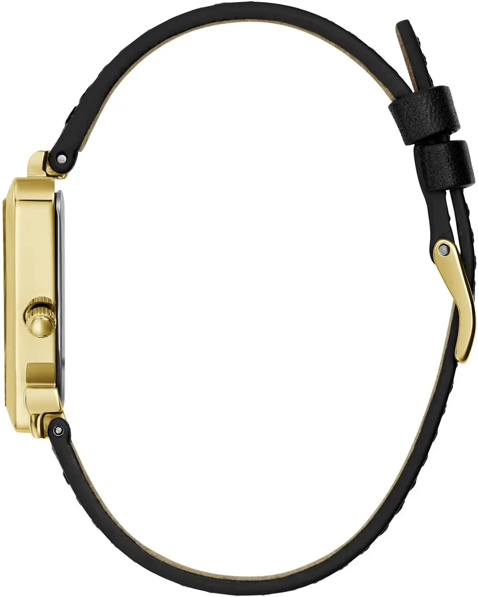Guess Fame Quartz GW0548L3 Horloge - Zwart/Goud