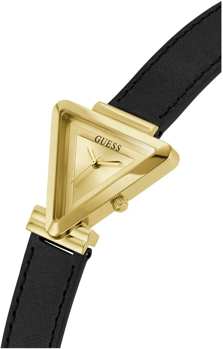 Guess Fame Quartz GW0548L3 Horloge - Zwart/Goud