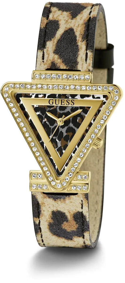 Guess Fame Quartz GW0548L3 Horloge - Zwart/Goud - afbeelding 6 van 6
