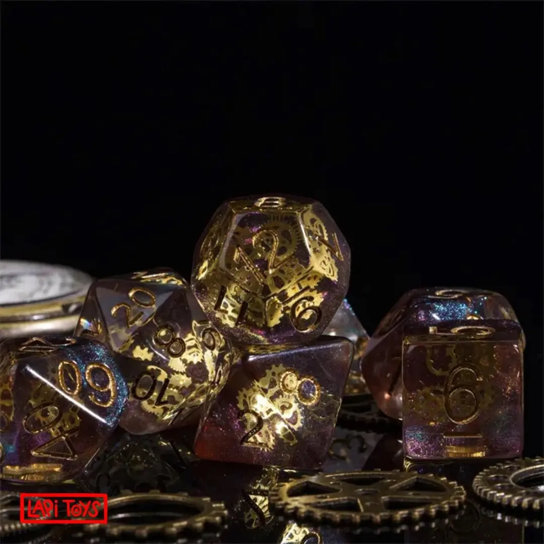 Lapi Toys D&D Dobbelsteen Set Goud - 7-delig