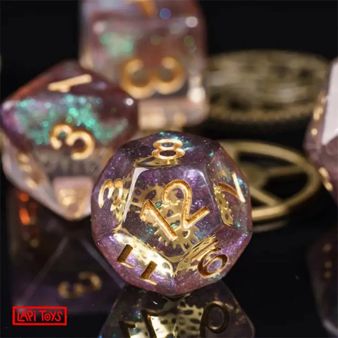 Lapi Toys D&D Dobbelsteen Set Goud - 7-delig