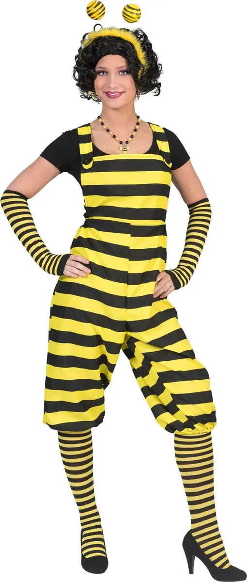 ESPA Zwart Geel Bijenkostuum Dames - One Size