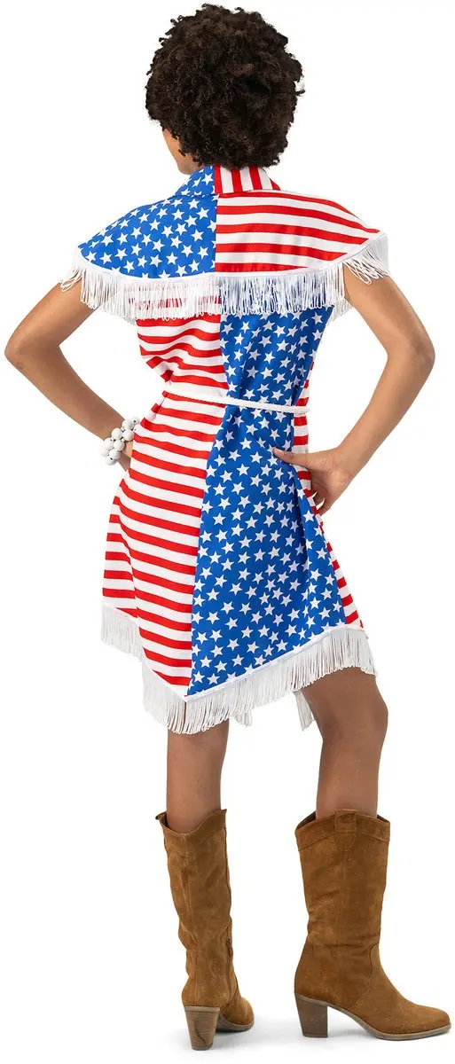 Amerikaanse vlag jurk dames
