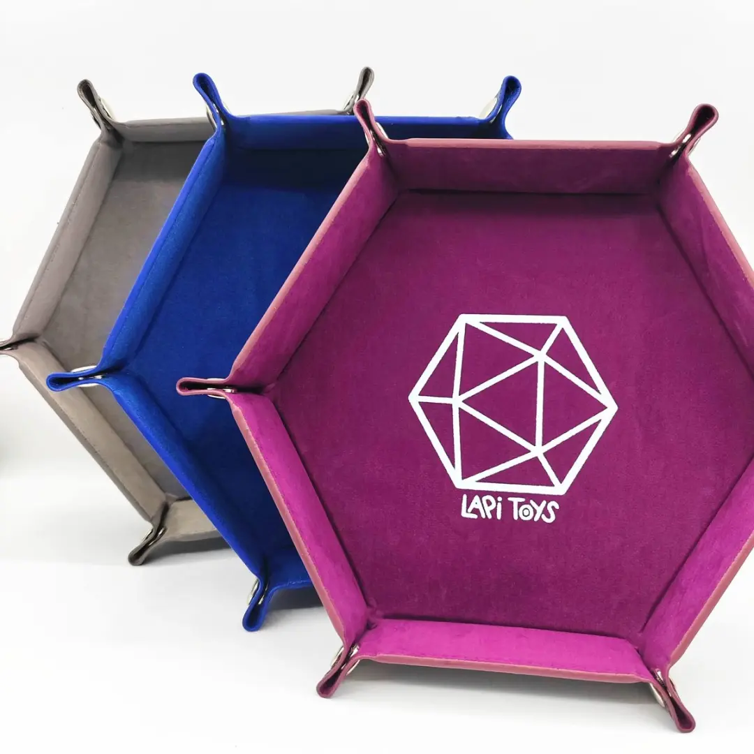 Lapi Toys DnD Dobbelbak - Opvouwbaar - Kunstleer/Fluweel - Blauw