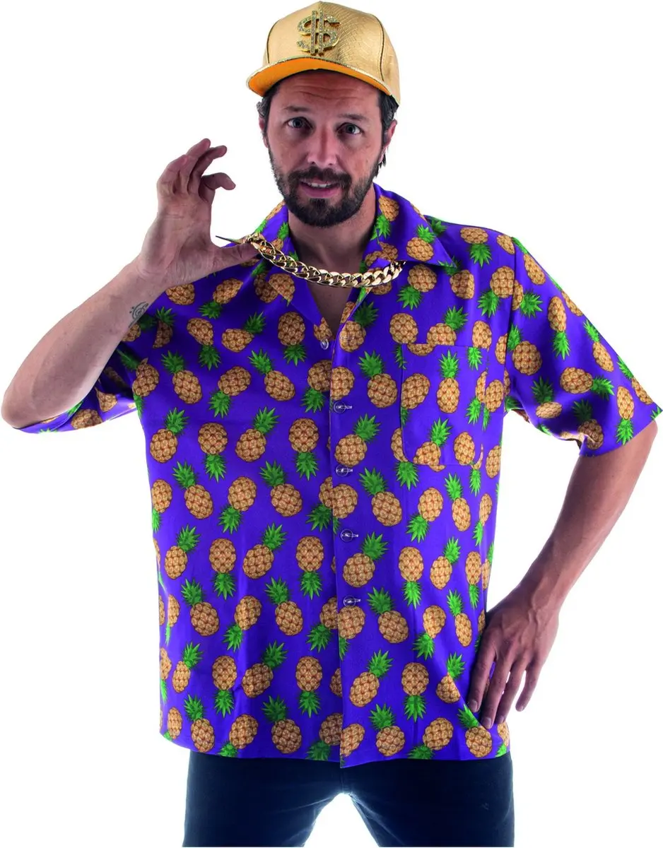 Espa Hawaii Shirt Heren - Paars - 56/58