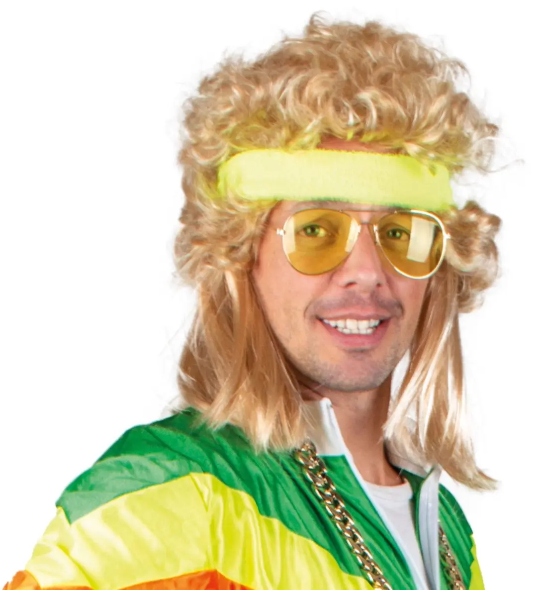 Bril piloot disco geel