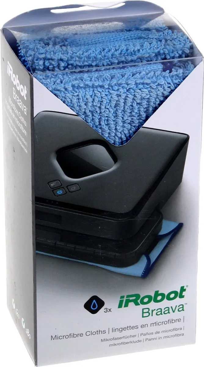 iRobot Braava Microvezeldoeken 3 Stuks - Blauw