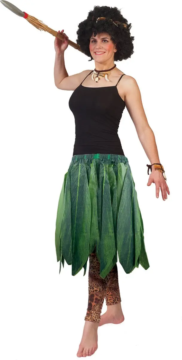 Espa Rok met Bladeren - One Size - Groen