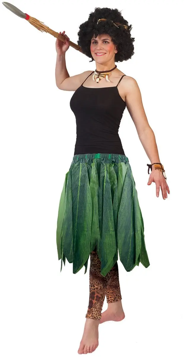 Espa Rok met Bladeren - One Size - Groen