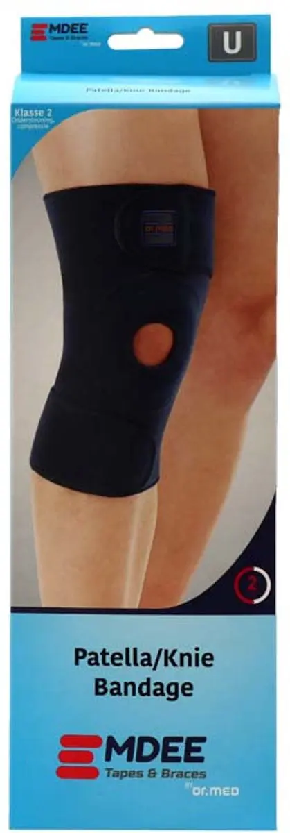 Emdee Patella Kniebandage - Blauw - afbeelding 6 van 6
