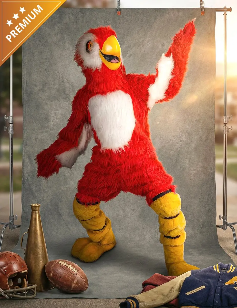Espa Rode Papegaai Mascottepak