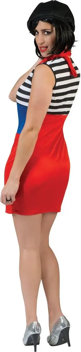 Espa Franse Partyjurk - Maat 40/42 - Rood/Wit/Zwart