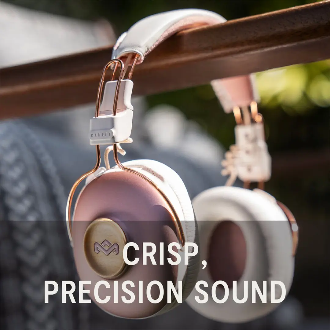 House of Marley Positive Vibration Frequency EM-JH143-CP Bluetooth Hoofdtelefoon - Roze