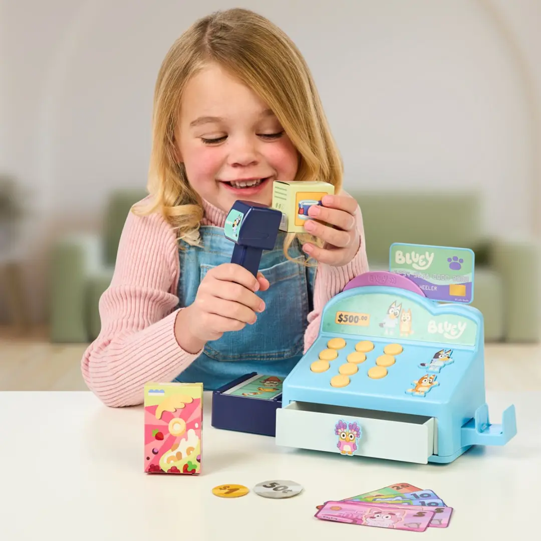 Moose Toys Bluey Speelkassa MS17663 - Blauw