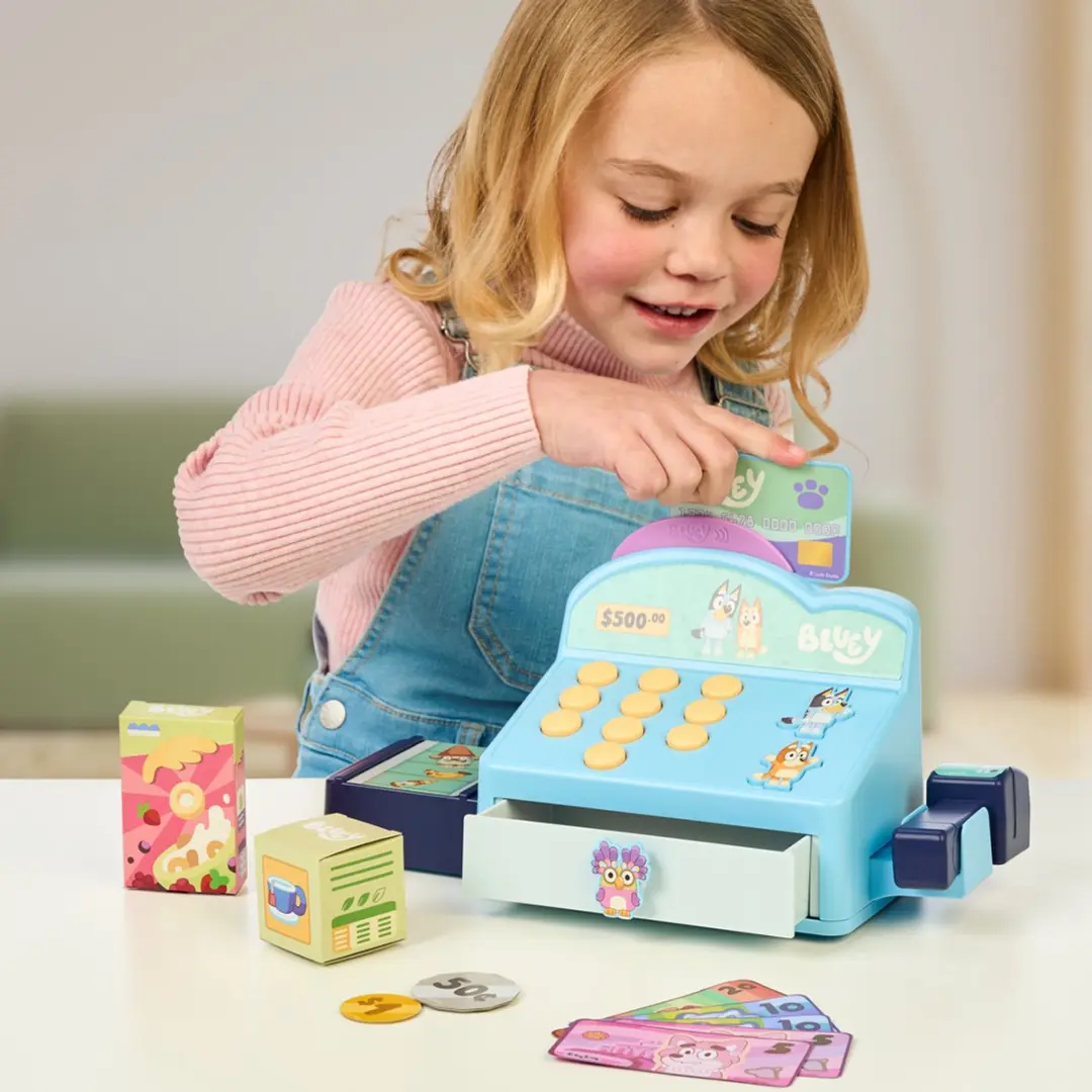 Moose Toys Bluey Speelkassa MS17663 - Blauw