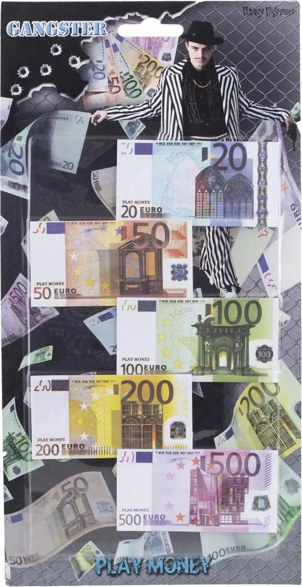 Espa Nepgeld Euro's - 5x9,5cm - Regenboog
