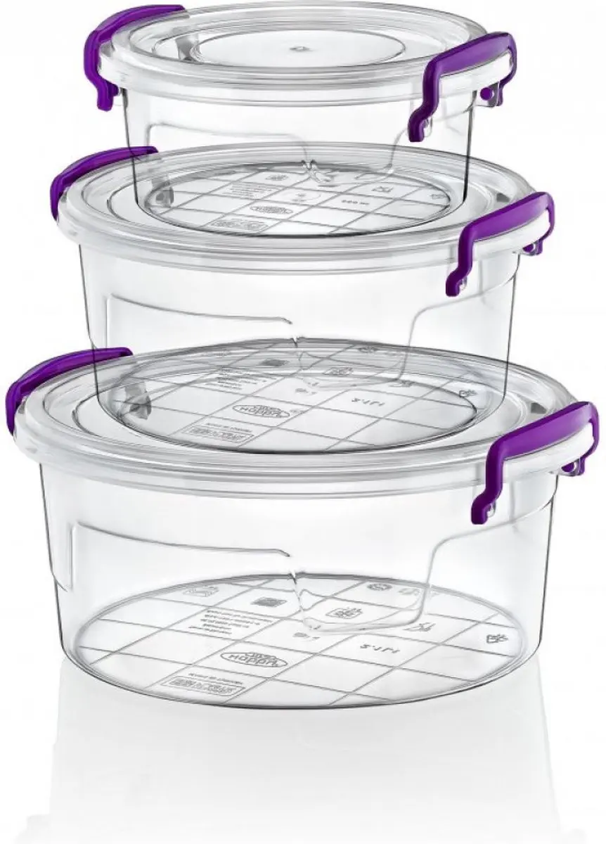 Orion Voordeelset Voedseldozen 0.6/1.2/2.1L