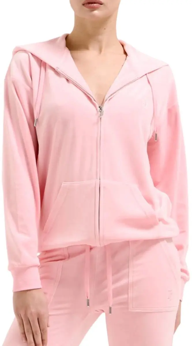 Juicy Couture Halan Oversized Hoodie - Maat L - Roze