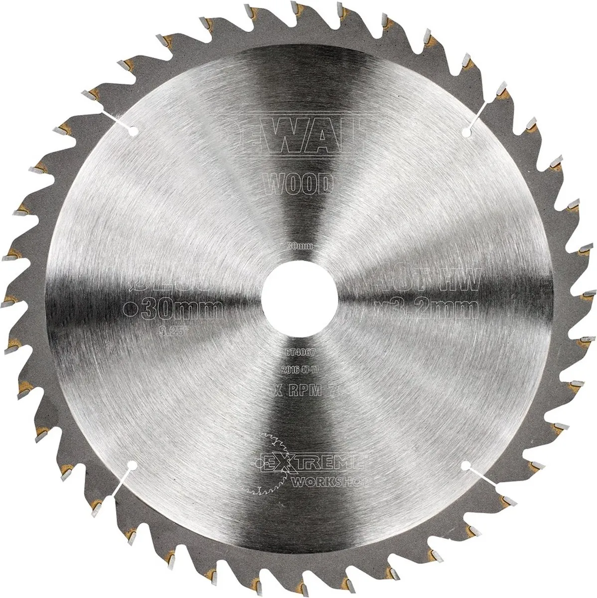 DeWalt Extreme Cirkelzaagblad Hout DT4067-QZ