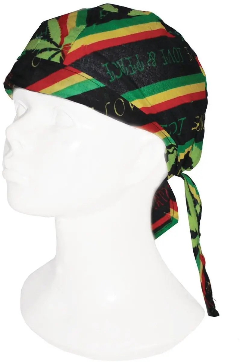 Espa Bandana Jamaica - Zwart/Rood/Geel/Groen