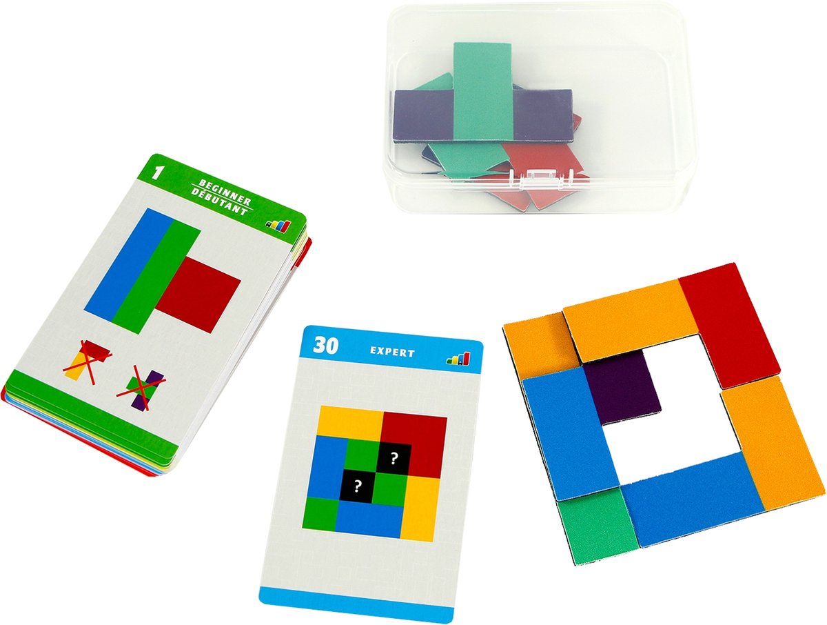 999 Games - Color Carpet - Breinbreker - Uitdagende puzzel met stukjes van stof - Stimuleert het ruimtelijk inzicht - Educatief spel - Tetris - Solo spel - Klein cadeautje