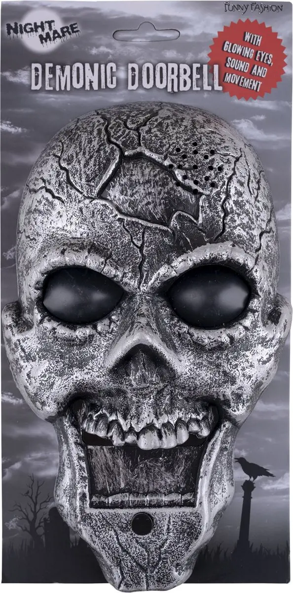 Halloween deurbel schedel