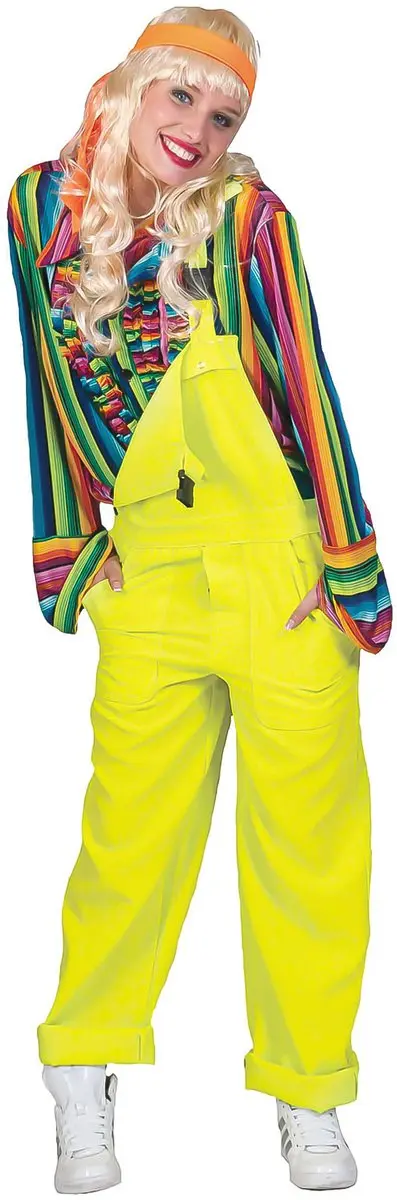 Blauwe party overalls