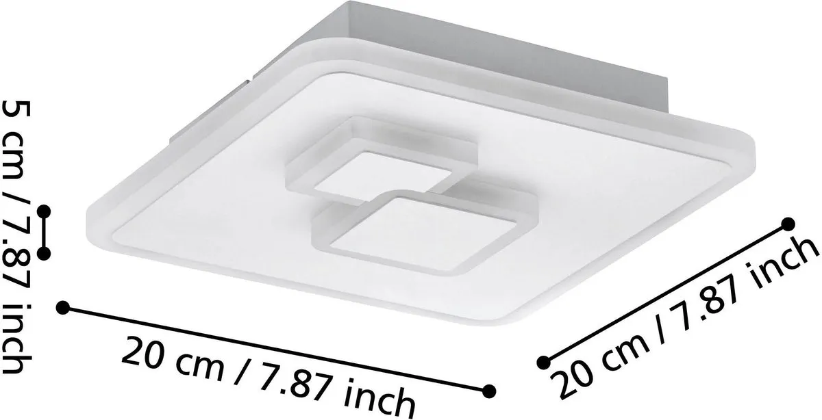 Eglo Cadegal Plafondlamp LED 20cm - Wit