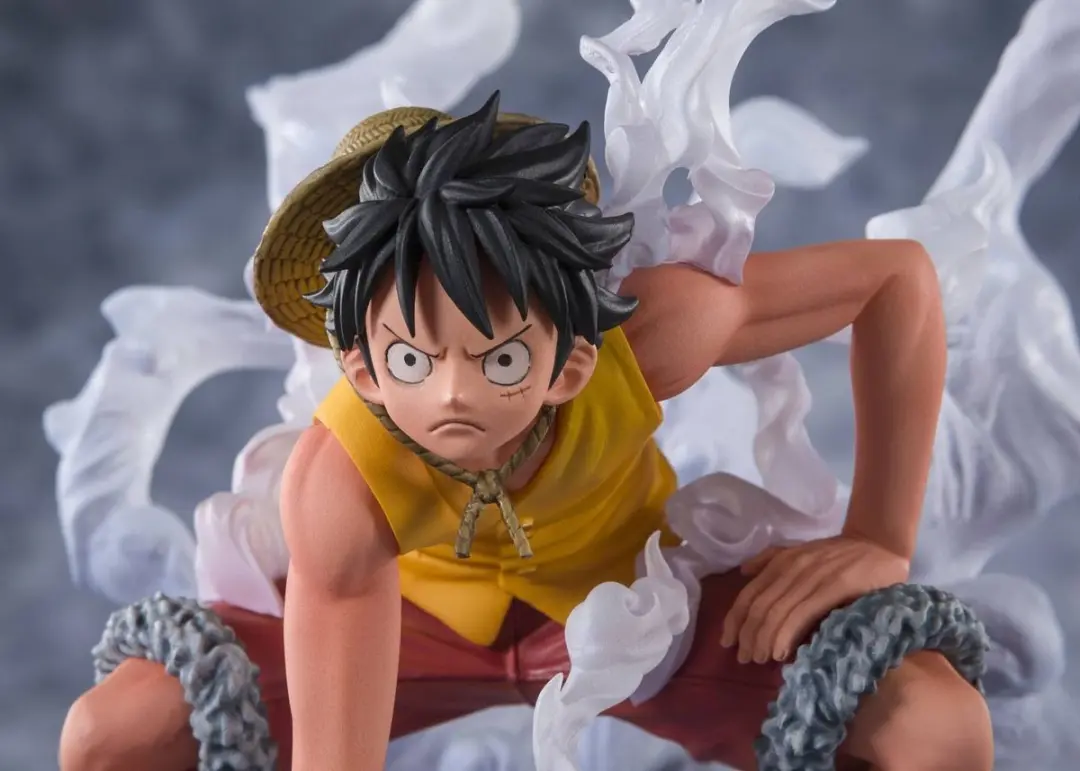 Bandai Tamashii Nations ONE PIECE Luffy Marineford FiguartsZERO - 12cm - Multicolor