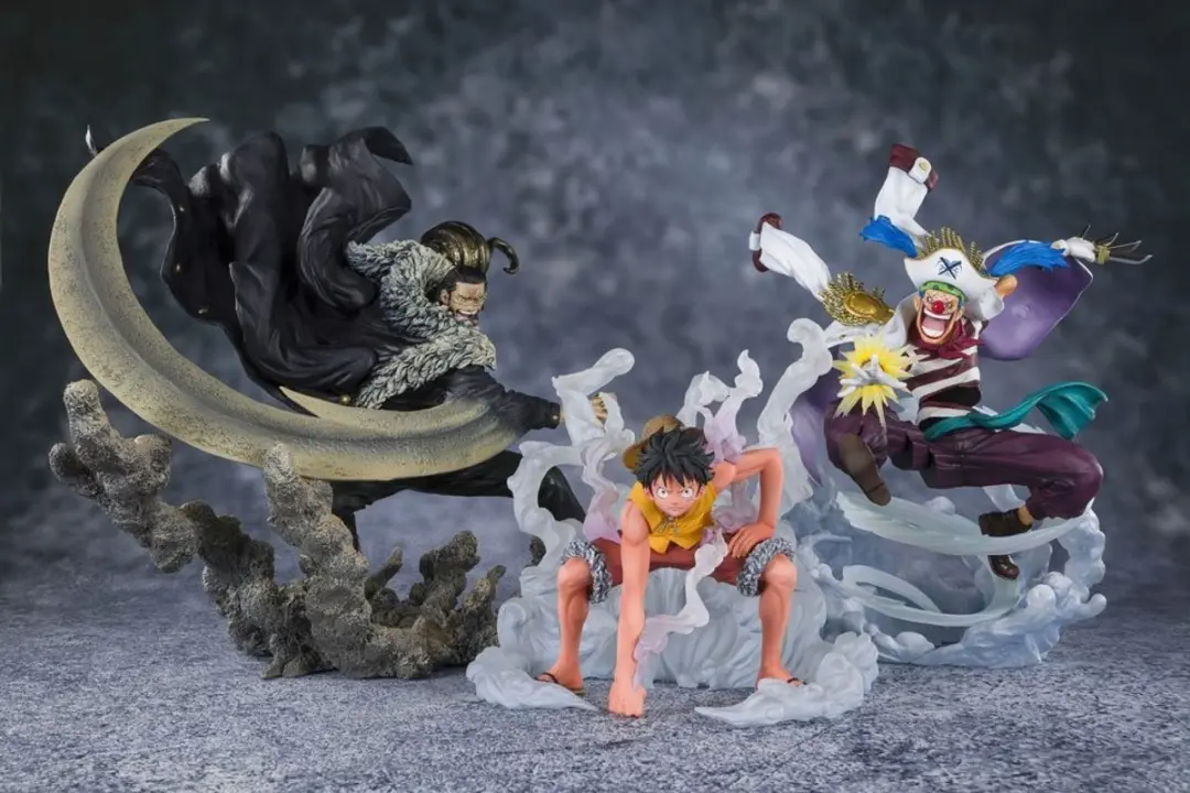 Bandai Tamashii Nations ONE PIECE Luffy Marineford FiguartsZERO - 12cm - Multicolor