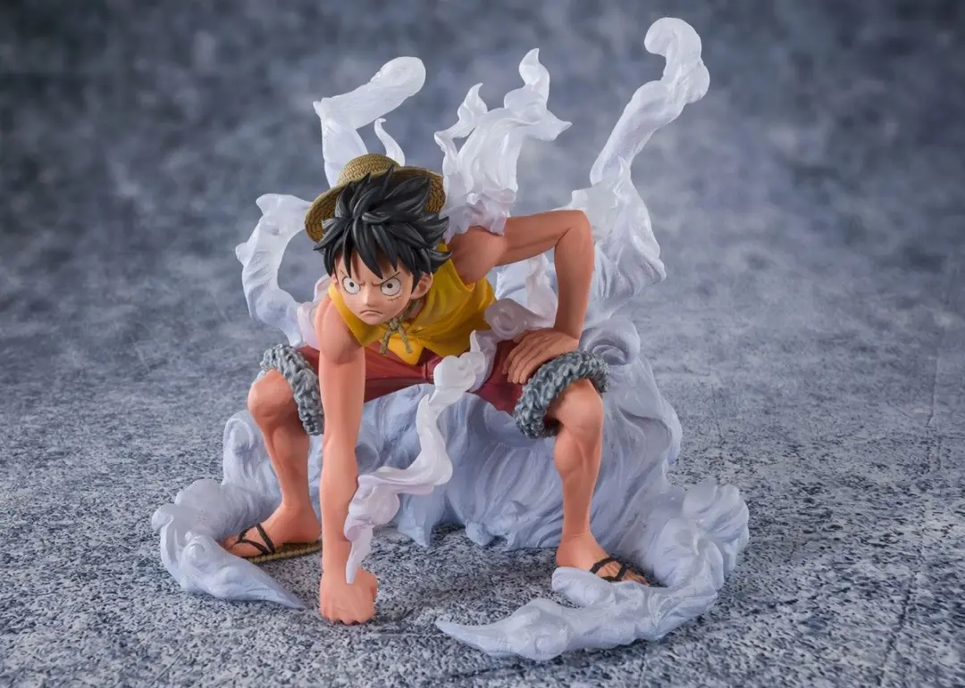 Bandai Tamashii Nations ONE PIECE Luffy Marineford FiguartsZERO - 12cm - Multicolor