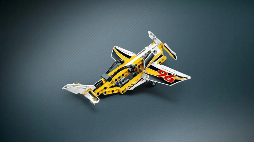 LEGO Technic Straaljager 42044 - 113 Stukken - Geel