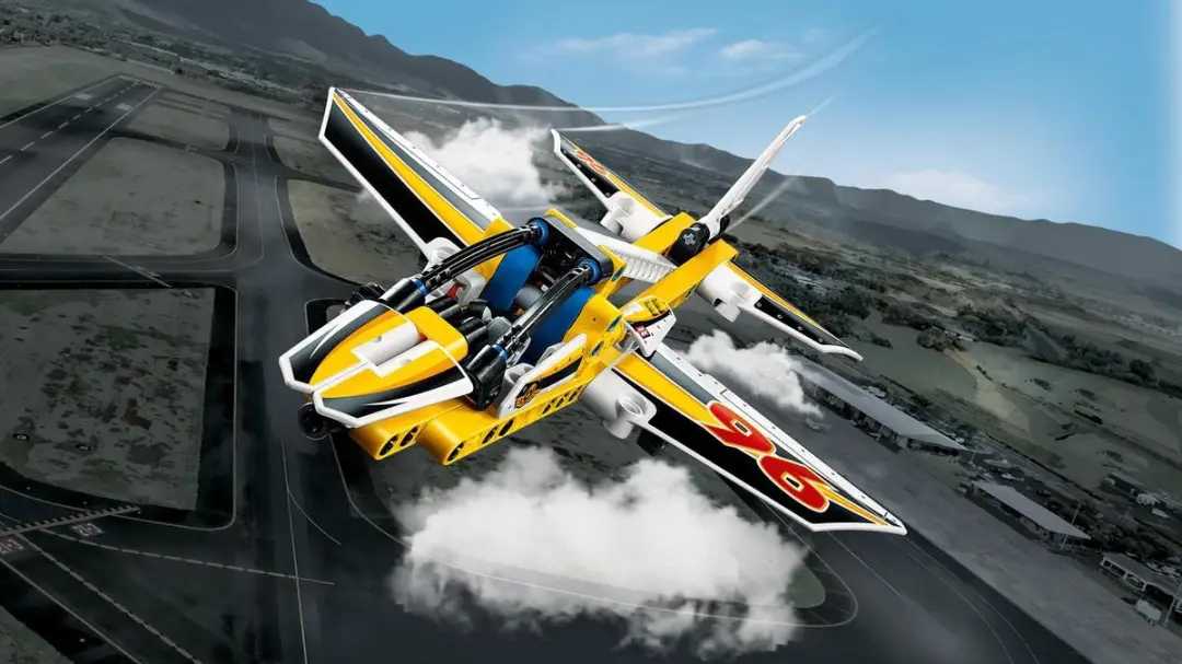 LEGO Technic Straaljager 42044 - 113 Stukken - Geel