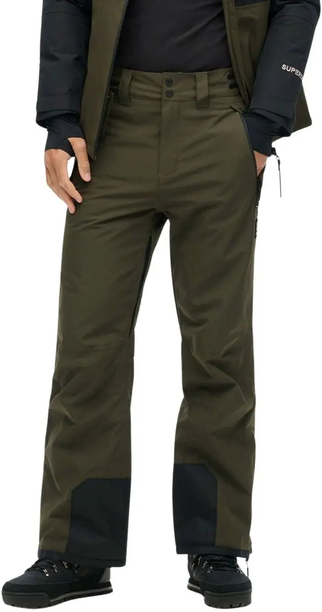 Superdry Freestyle Core Ski Trouser Heren - Army Khaki - Maat 2XL