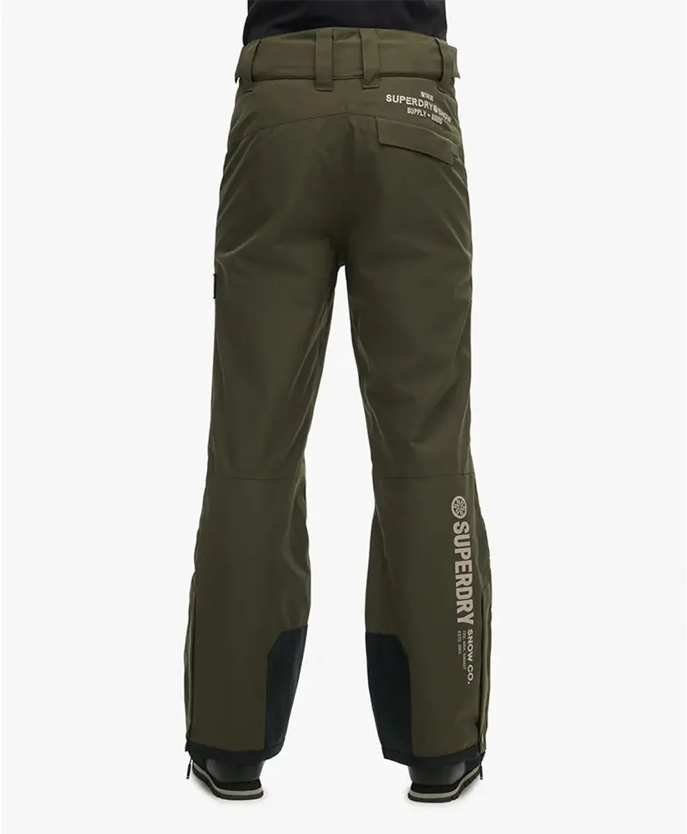 Superdry Freestyle Core Ski Trouser Heren - Army Khaki - Maat 2XL