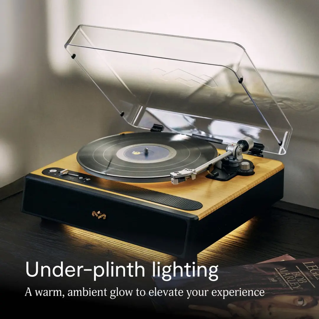 House of Marley Soul Rebel EM-JT401-SB Platenspeler - Bluetooth - Bamboe - afbeelding 6 van 6
