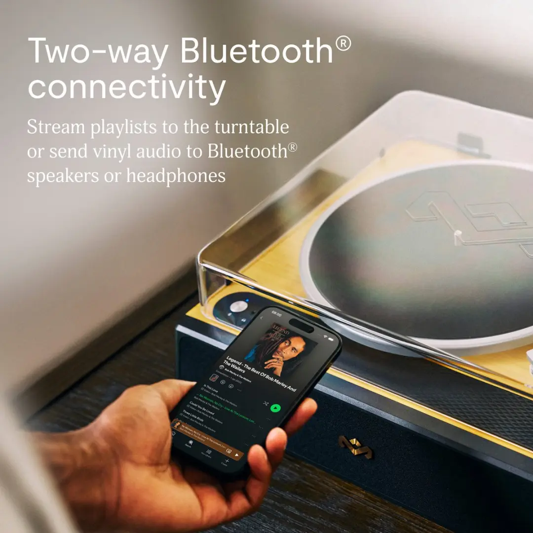 House of Marley Soul Rebel EM-JT401-SB Platenspeler - Bluetooth - Bamboe