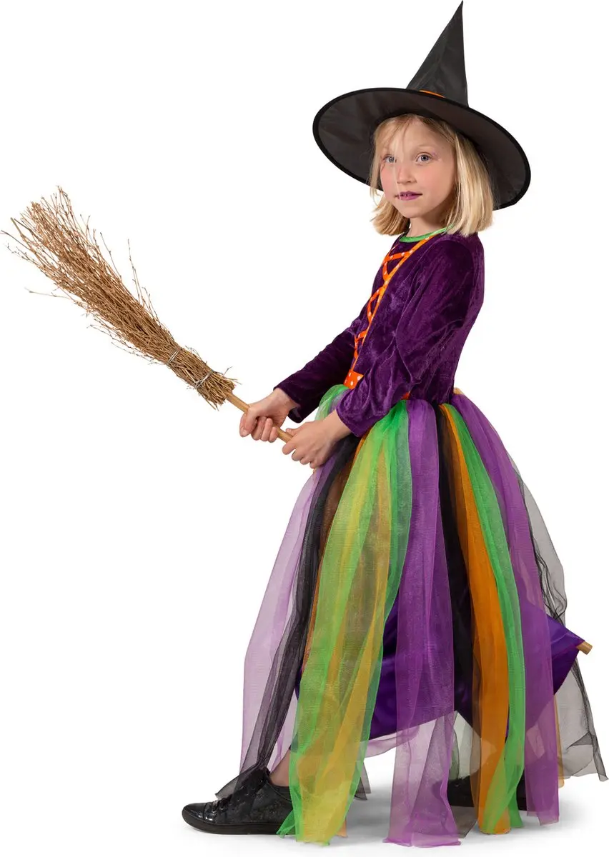 Espa Heksje Wilma Verkleedkleding Maat 104 - Paars
